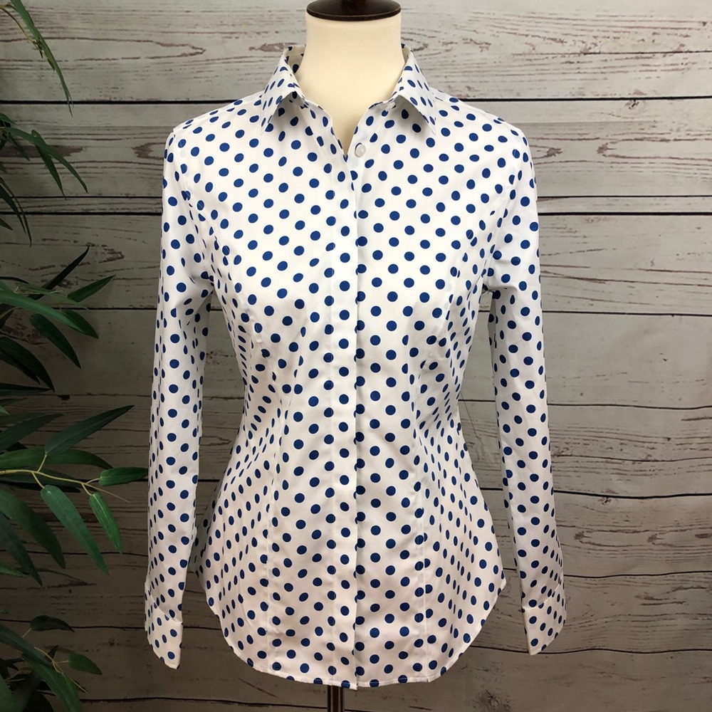 Charles Tyrwhitt Button Down Polka Dot Shirt